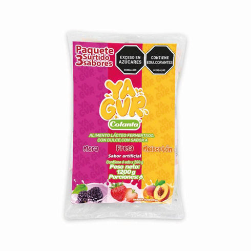 YAGURT COLANTA 6U 1140ML SURTIDO